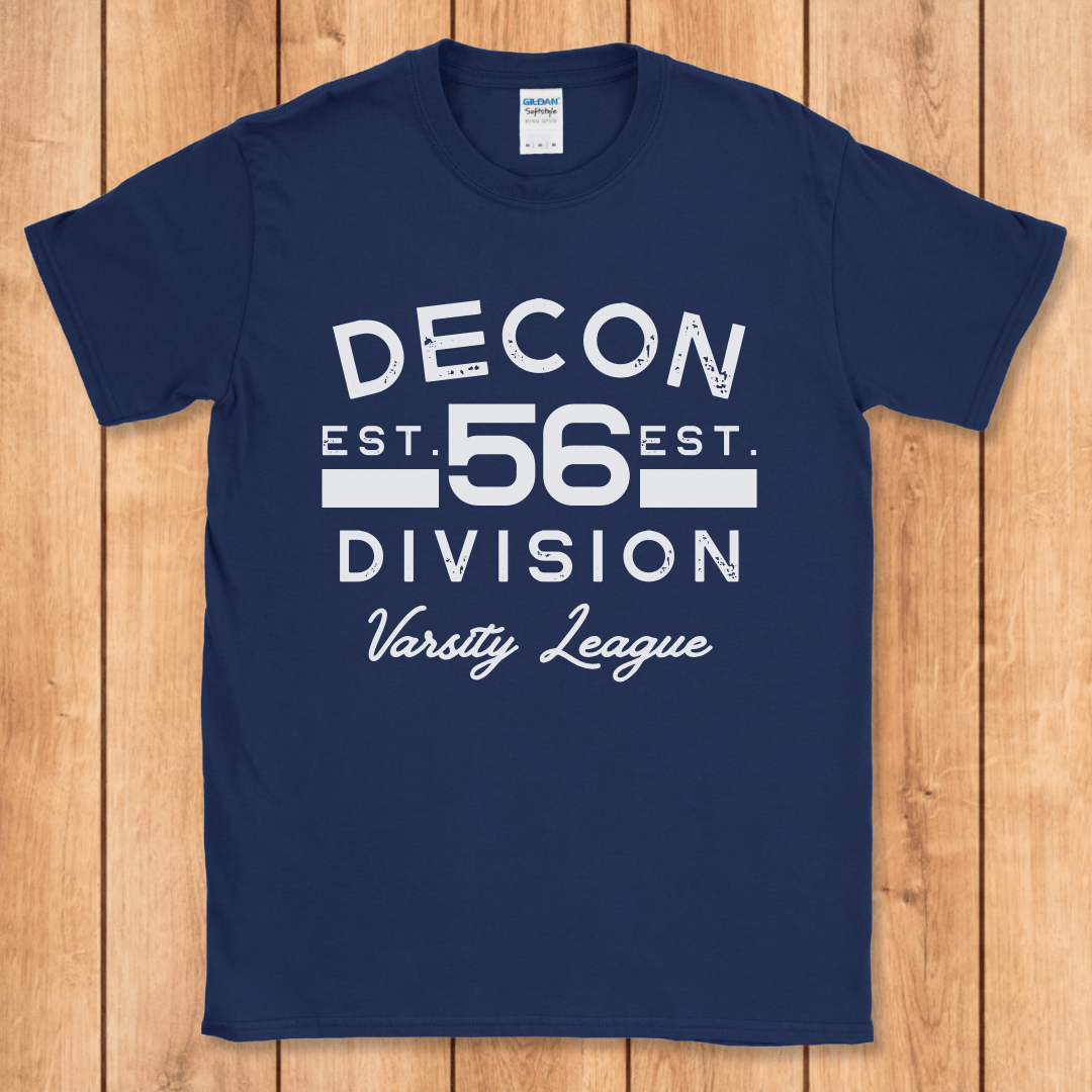 Decon Division Varsity T-Shirt