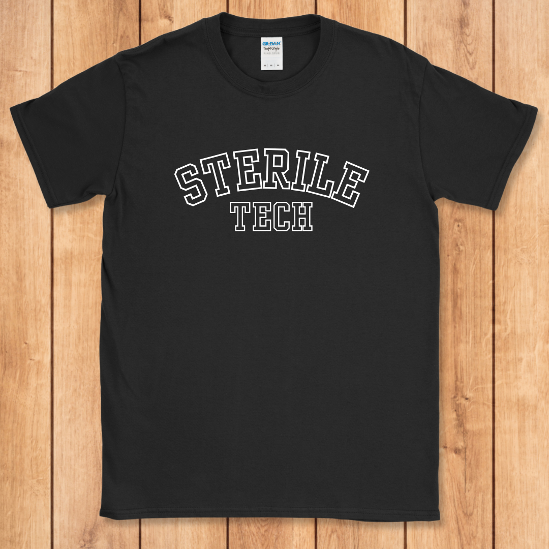 Sterile Tech Outline College T-Shirt