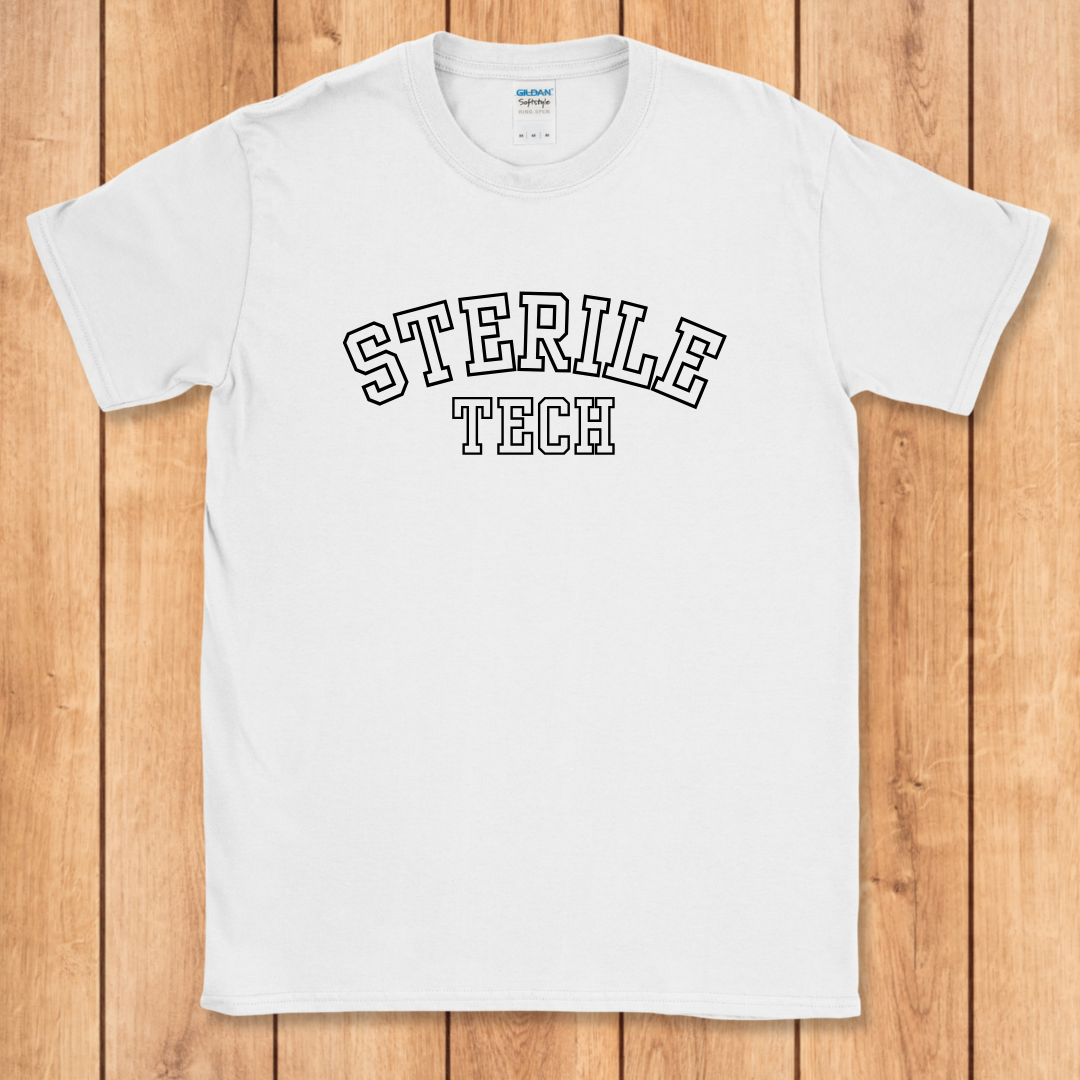 Sterile Tech Outline College T-Shirt