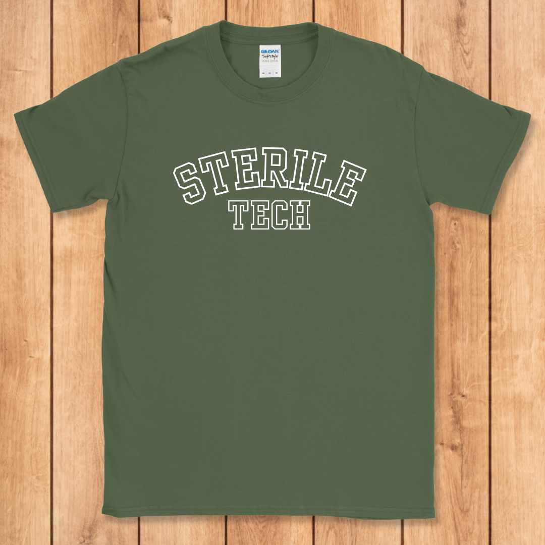 Sterile Tech Outline College T-Shirt