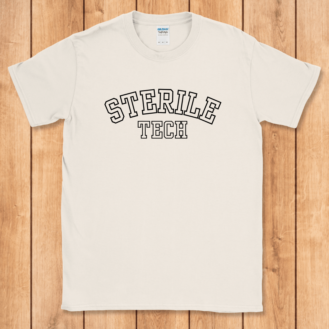 Sterile Tech Outline College T-Shirt