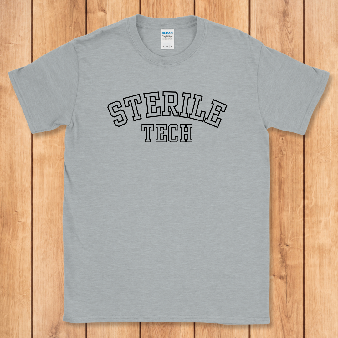 Sterile Tech Outline College T-Shirt
