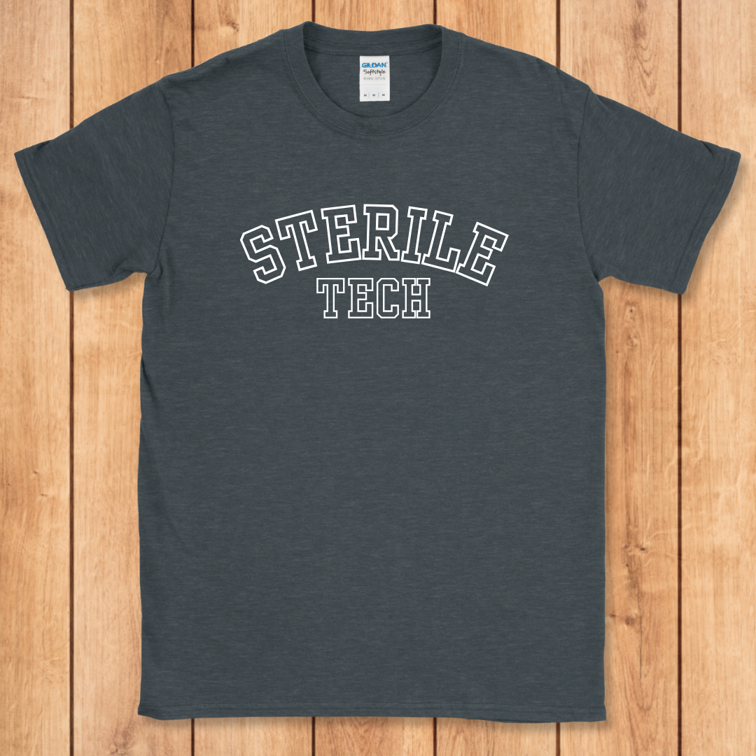 Sterile Tech Outline College T-Shirt