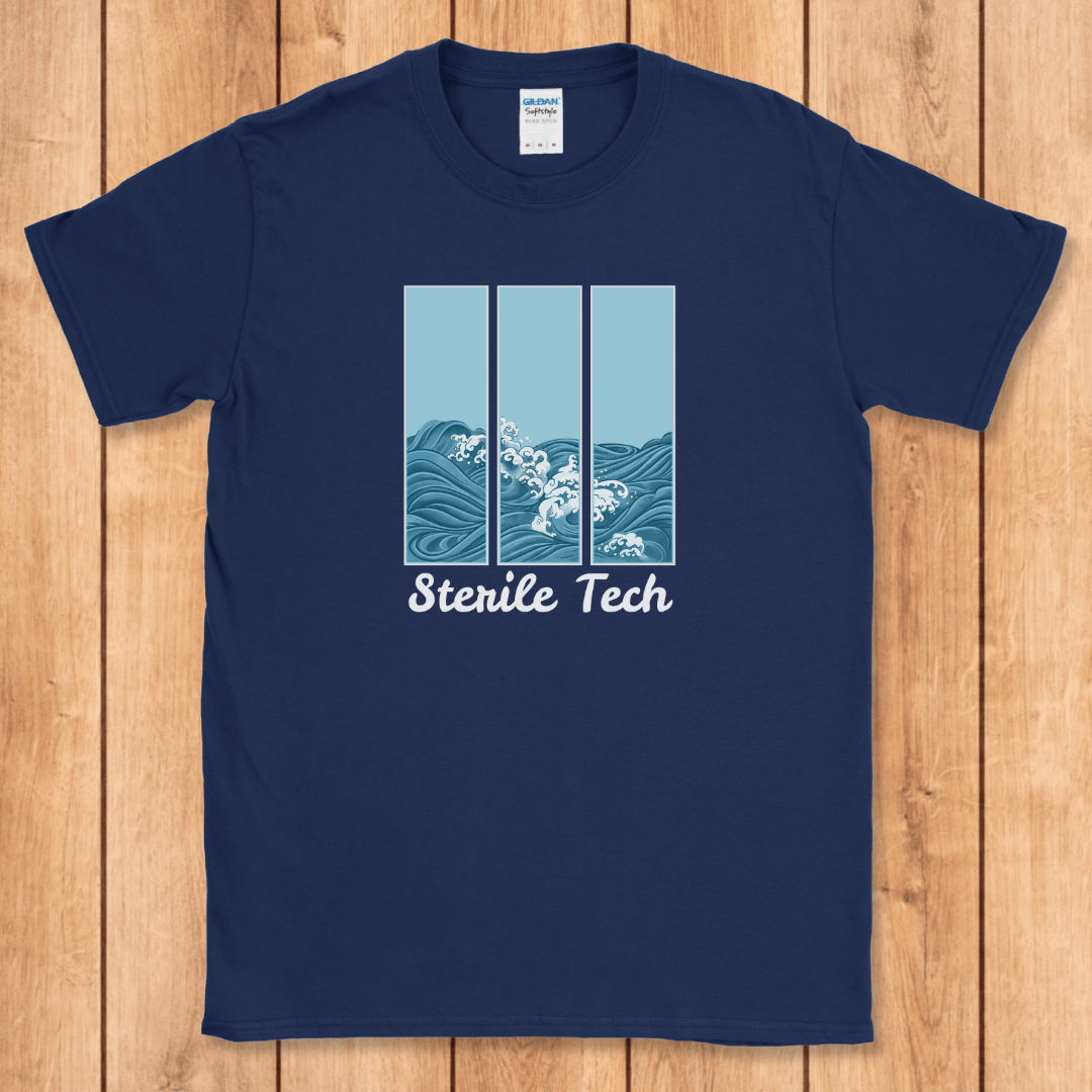 Sterile Tech Ocean Waves T-Shirt