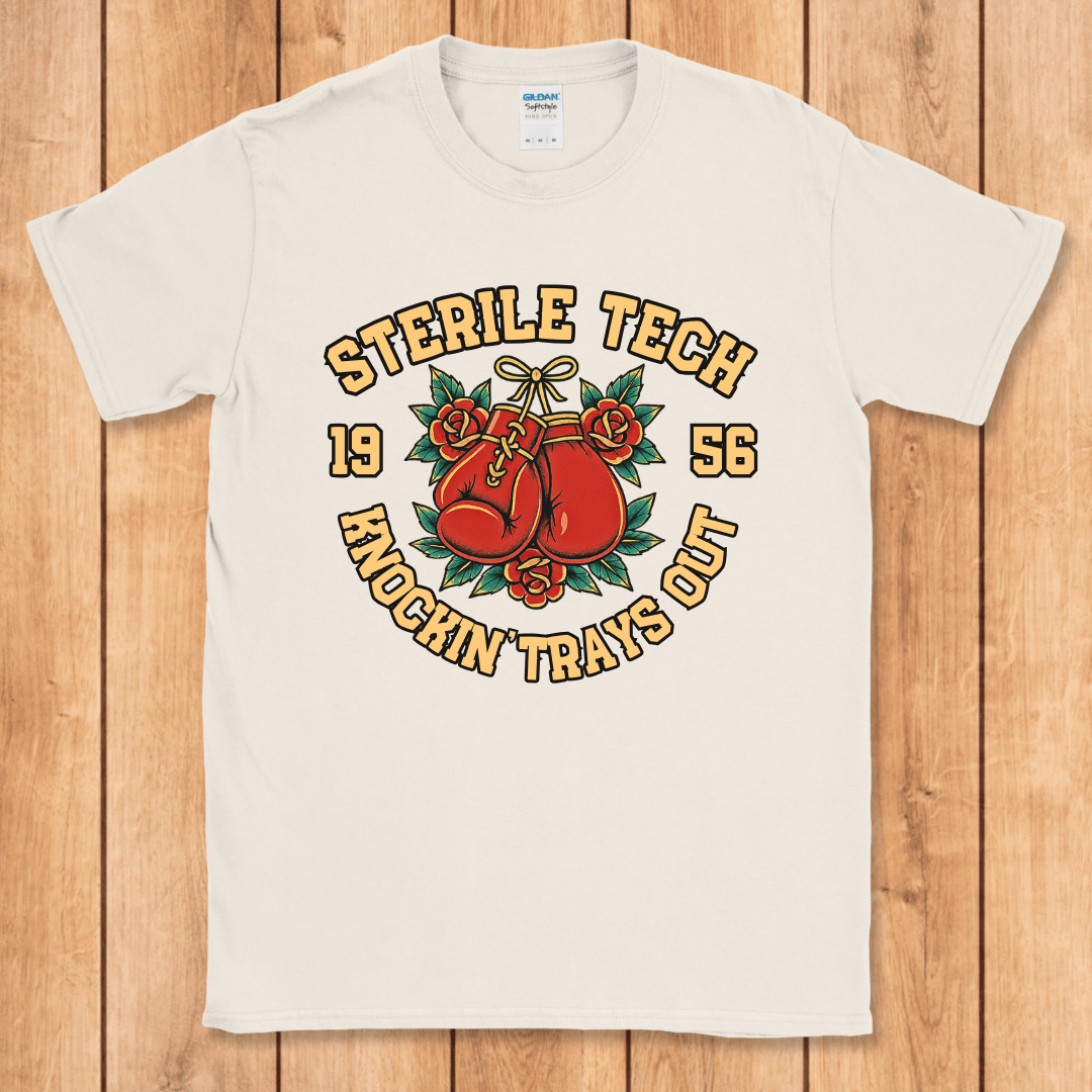 Sterile Tech Boxing Tattoo Style T-Shirt