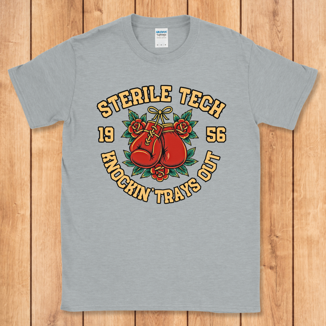 Sterile Tech Boxing Tattoo Style T-Shirt