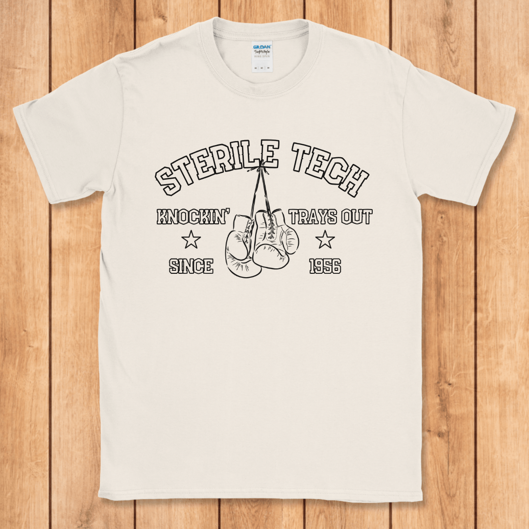 Sterile Tech Simple Boxing Style T-Shirt