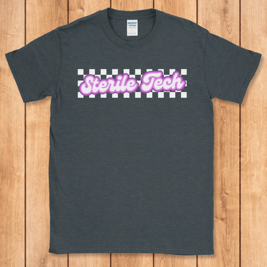 Sterile Tech Retro Checker T-Shirt