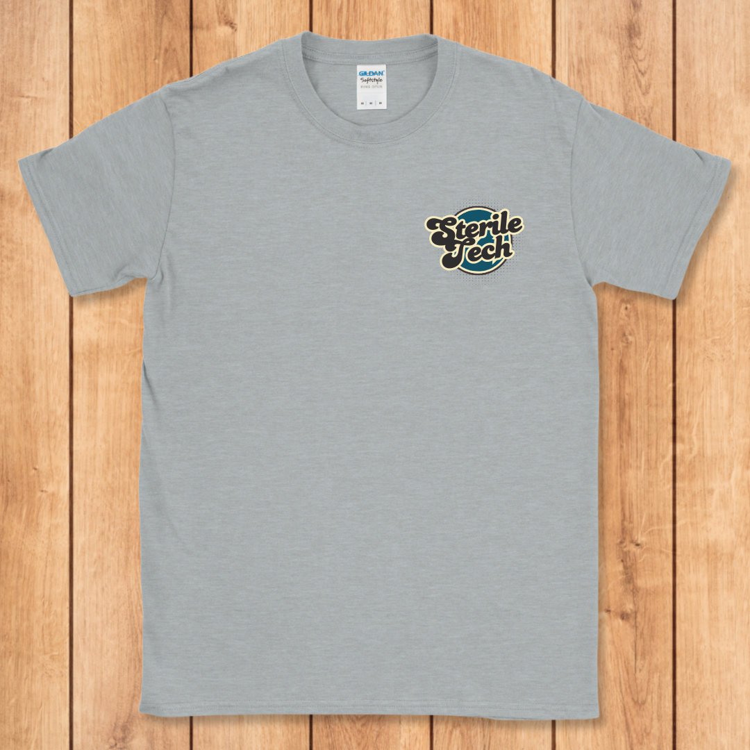 Sterile Tech Retro Chest Print T-Shirt