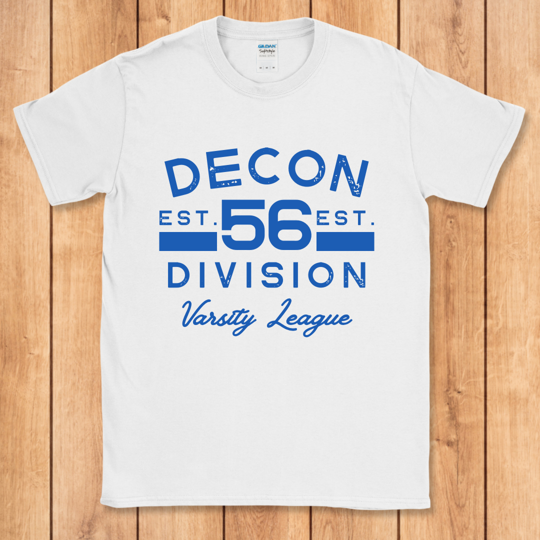 Decon Division Varsity T-Shirt