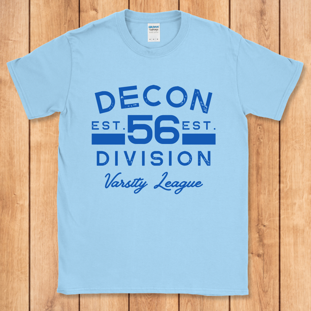Decon Division Varsity T-Shirt