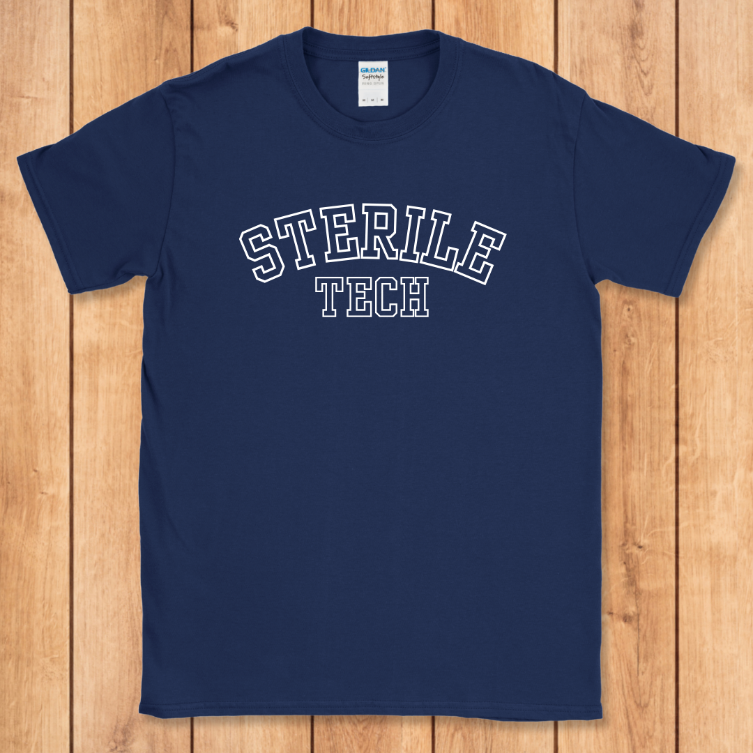 Sterile Tech Outline College T-Shirt