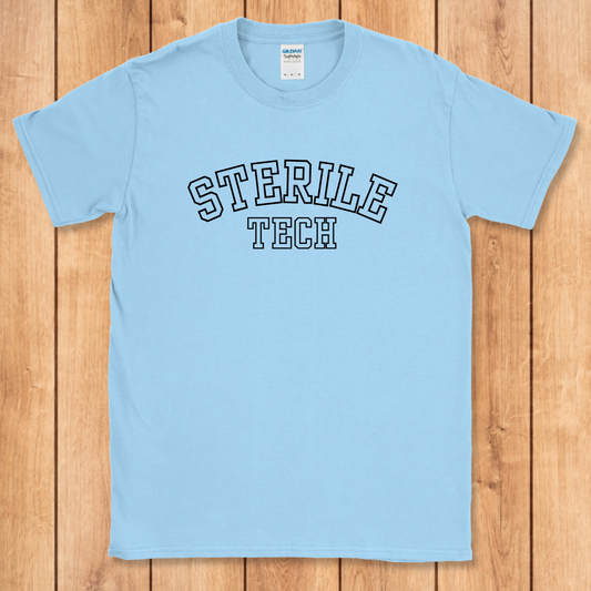 Sterile Tech Outline College T-Shirt