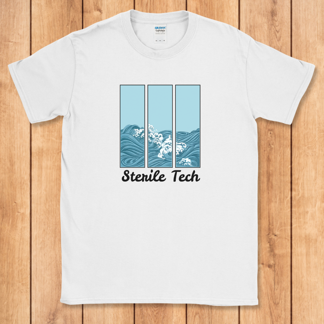 Sterile Tech Ocean Waves T-Shirt