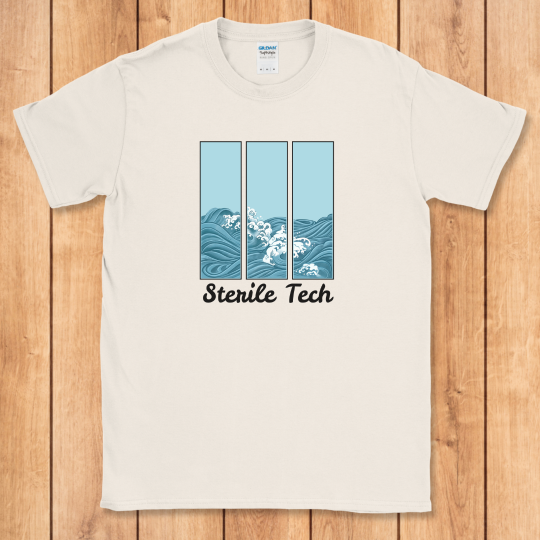 Sterile Tech Ocean Waves T-Shirt