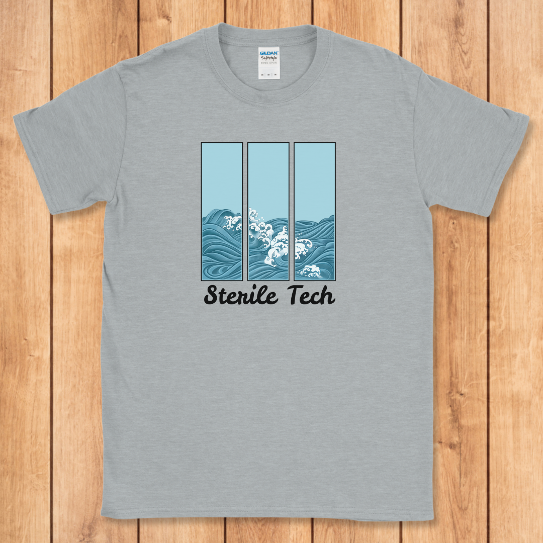 Sterile Tech Ocean Waves T-Shirt