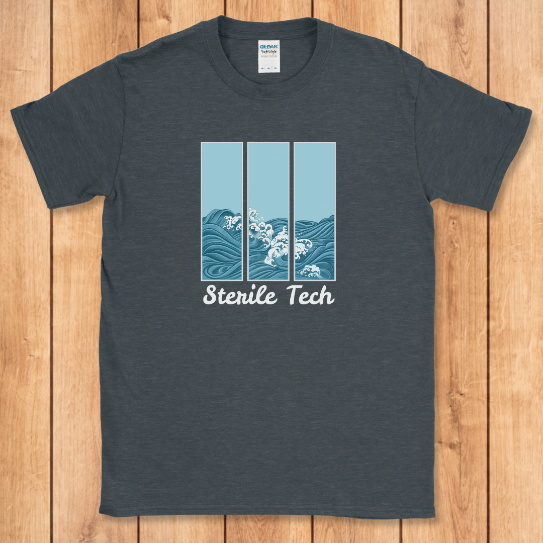 Sterile Tech Ocean Waves T-Shirt