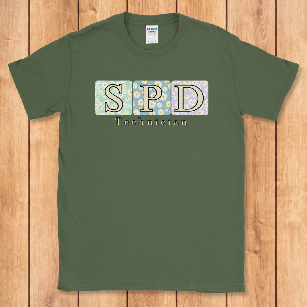 SPD Floral Squares T-Shirt