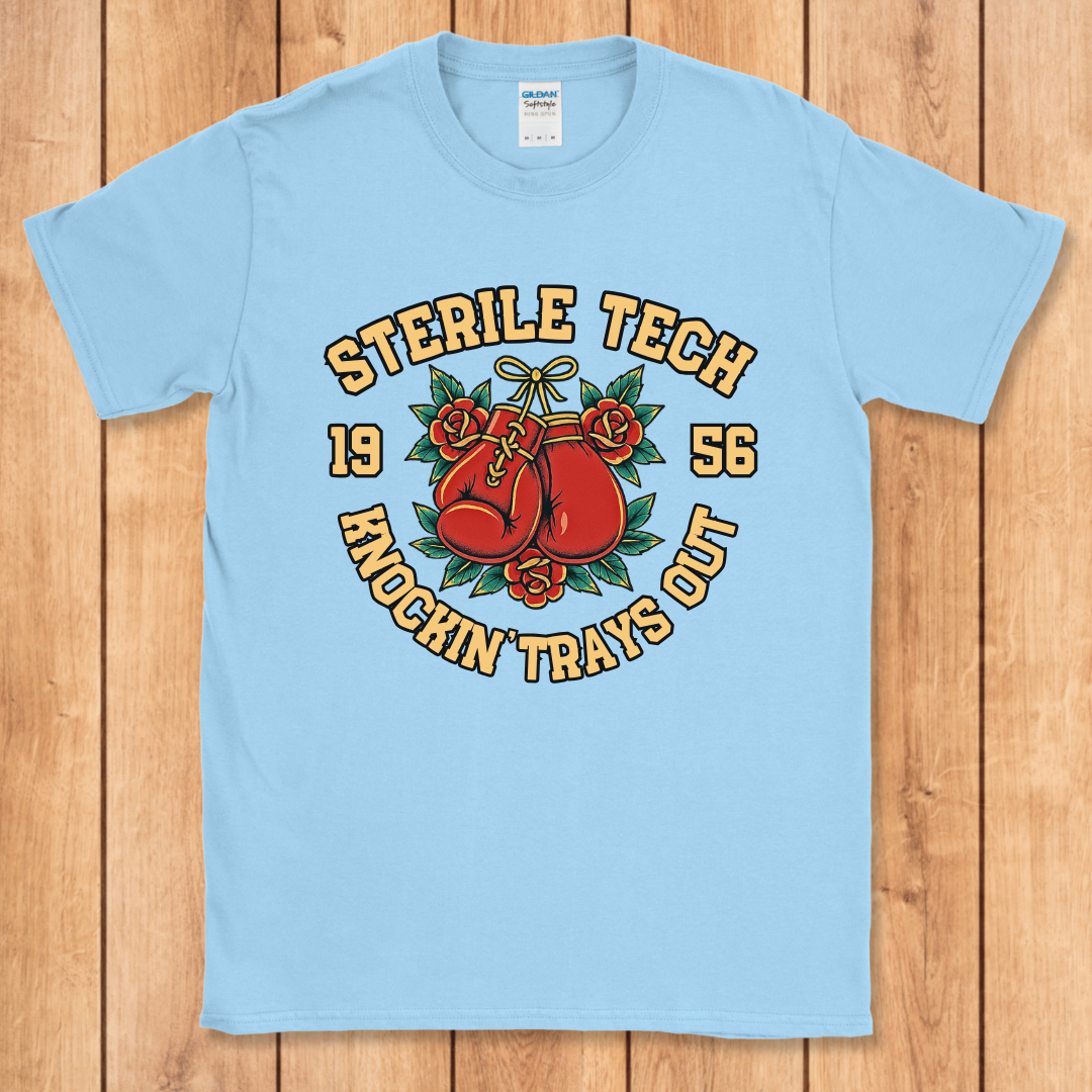 Sterile Tech Boxing Tattoo Style T-Shirt