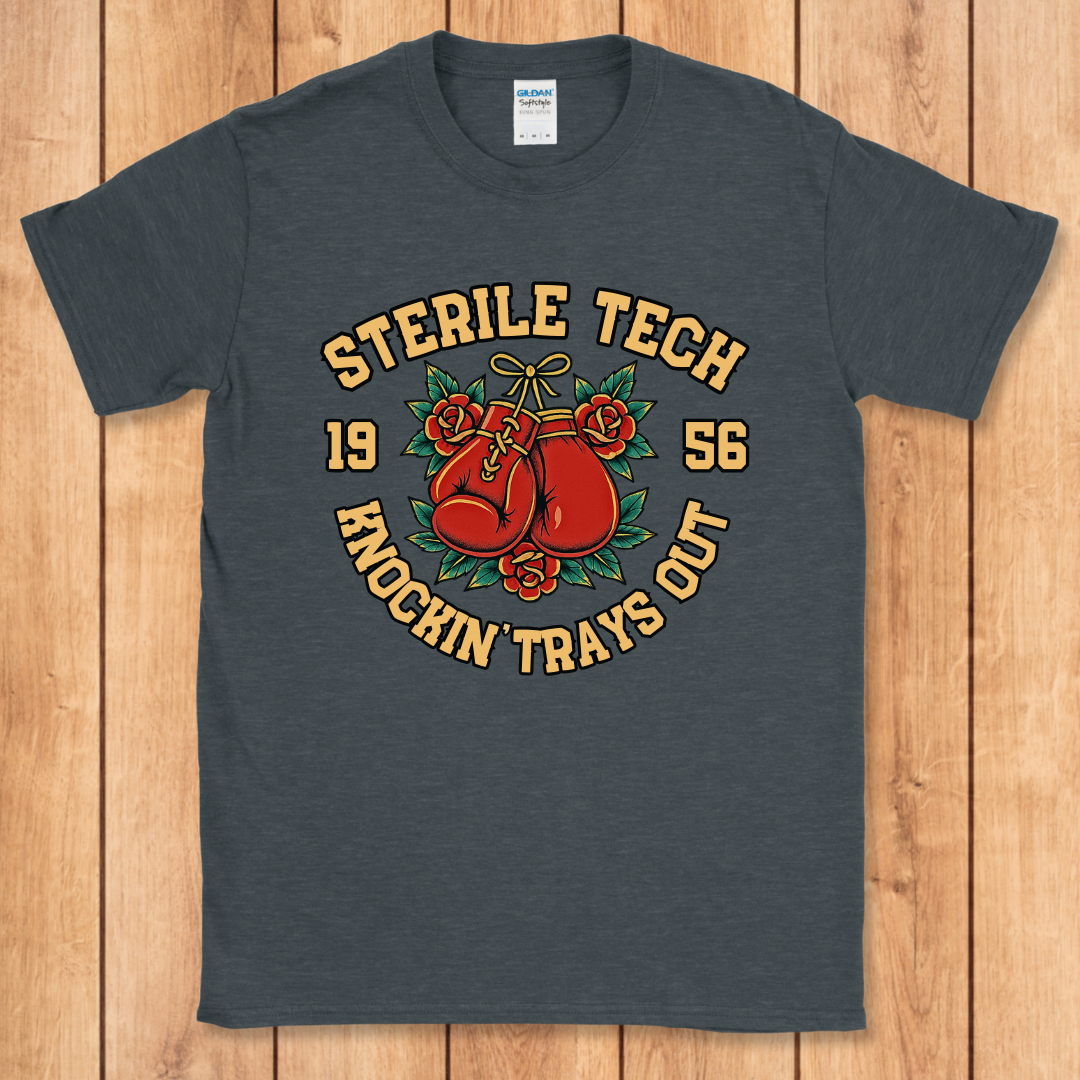 Sterile Tech Boxing Tattoo Style T-Shirt