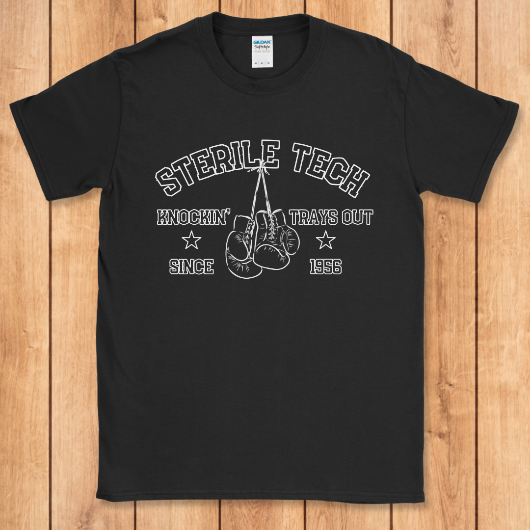 Sterile Tech Simple Boxing Style T-Shirt