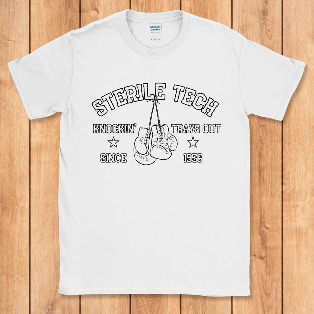 Sterile Tech Simple Boxing Style T-Shirt