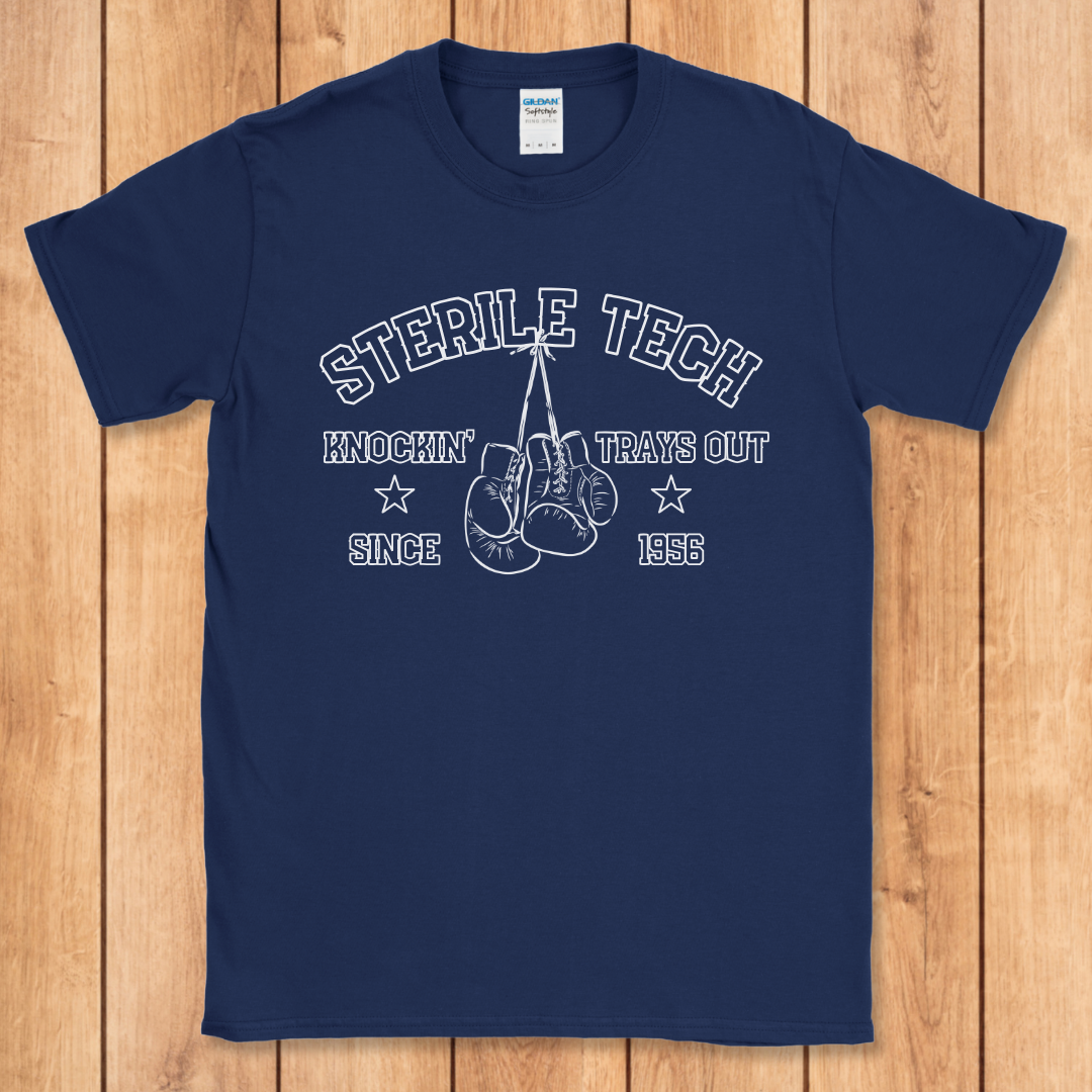 Sterile Tech Simple Boxing Style T-Shirt