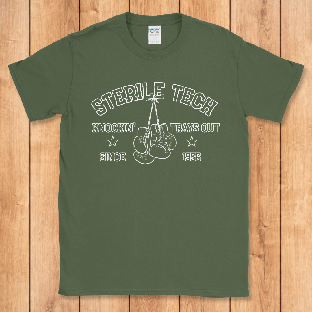 Sterile Tech Simple Boxing Style T-Shirt