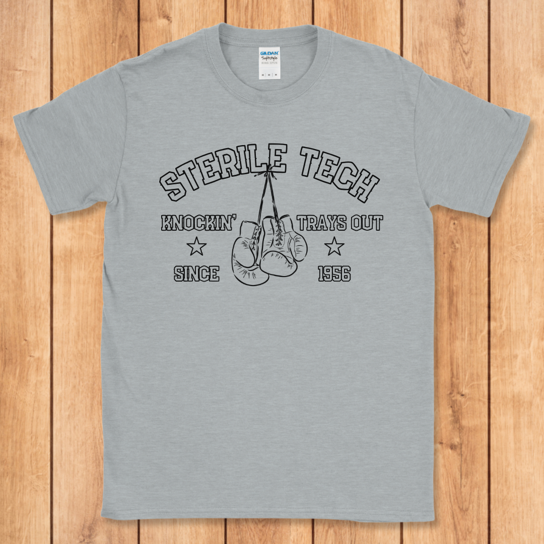 Sterile Tech Simple Boxing Style T-Shirt