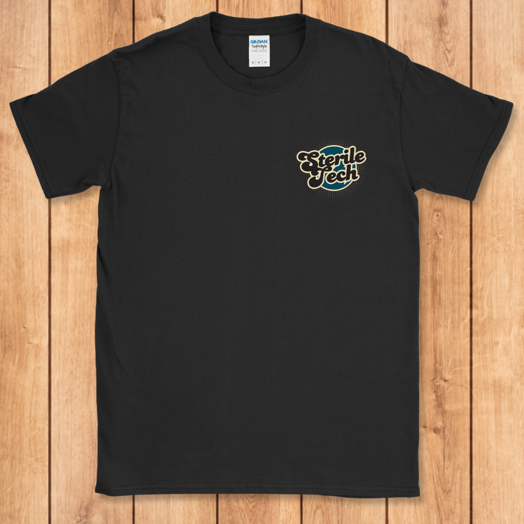 Sterile Tech Retro Chest Print T-Shirt