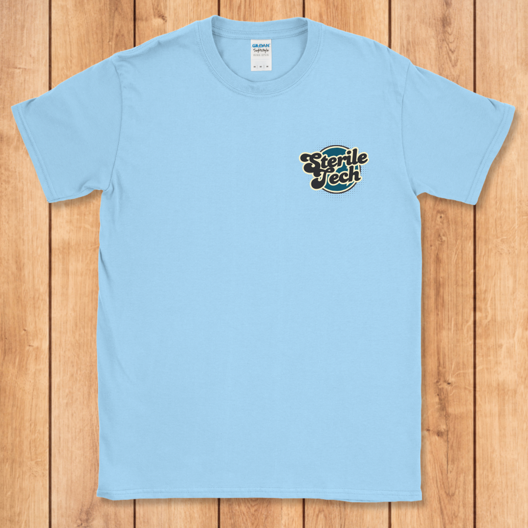 Sterile Tech Retro Chest Print T-Shirt