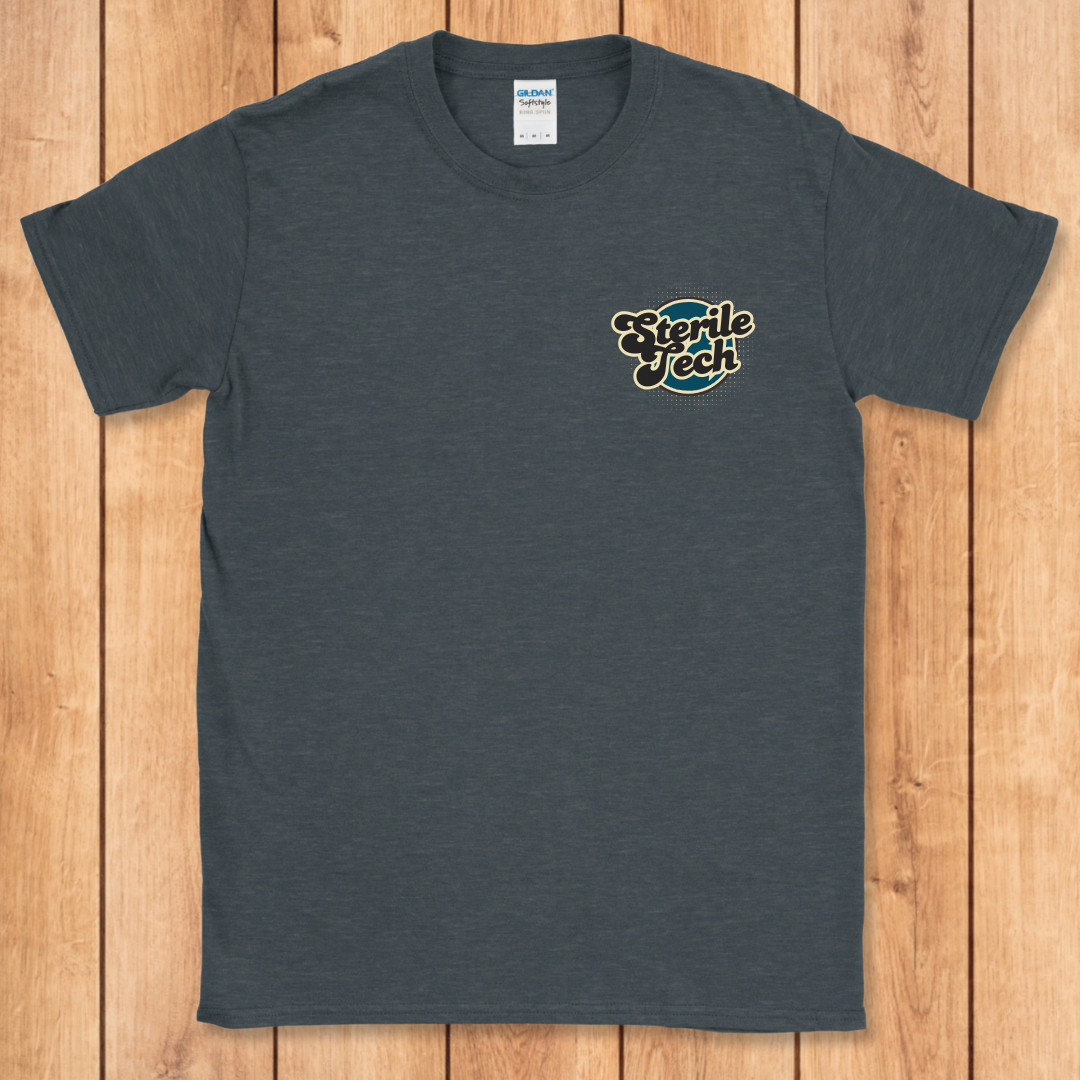 Sterile Tech Retro Chest Print T-Shirt